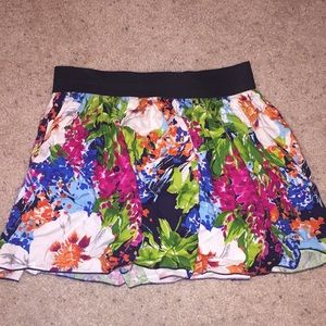 Beautiful Floral Mini Skirt